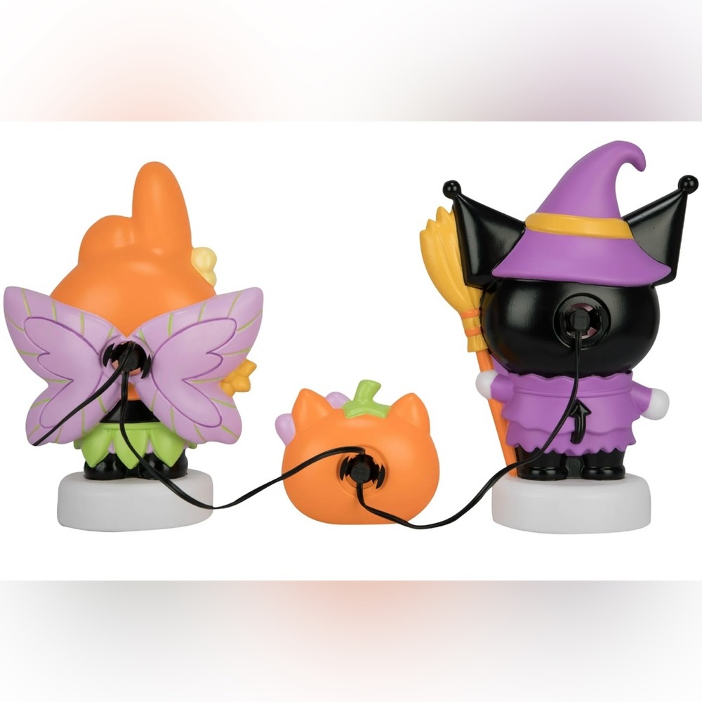 Halloween Hello Kitty and Friends Kuromi and Melody Light Set - Picture 2 of 5